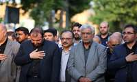 حضور مسئولان دانشگاه علوم پزشکی خراسان شمالی در مراسم تشییع شهدای گمنام